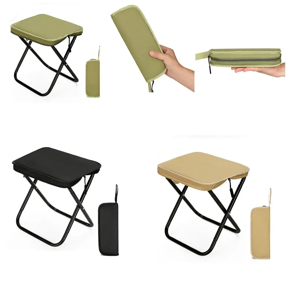 

Ultra Light Camping Folding Chair Handbag style Wear-resistant Fishing Stool Super Load-Bearing Folding Stool Hiking