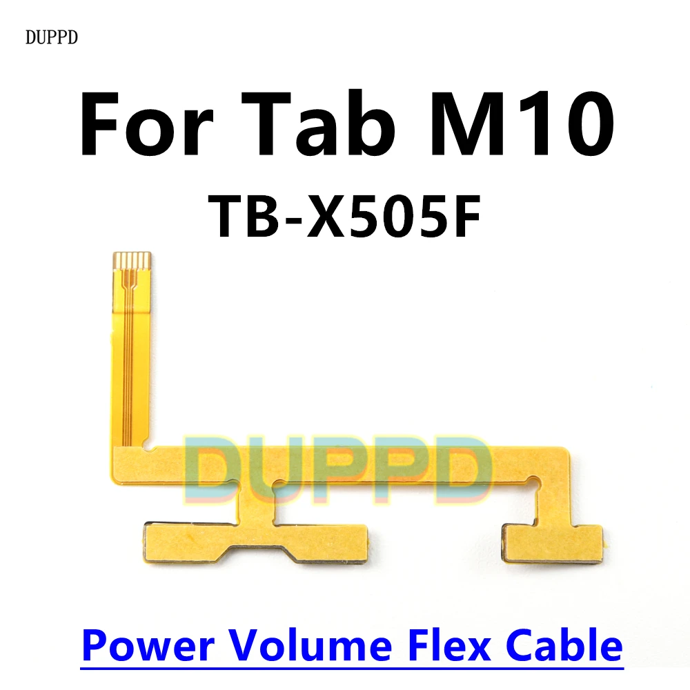 Płytka ładowania USB, port dokujący, taśma flex do naprawy, części zamienne do Lenovo Tab M10 HD TB-X505F, płyta główna, zasilanie, głośność — zdjęcie produktu 6