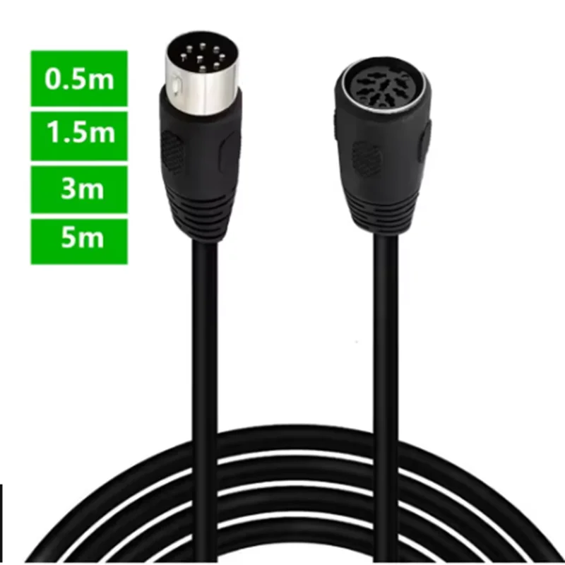 8 دبوس Din 90 درجة زاوية كبيرة ذكر إلى ذكر أنثى المتكلم سلك كابل الصوت ل بانج أولوفسن B & O PowerLink BeoLab Power MK2 #6