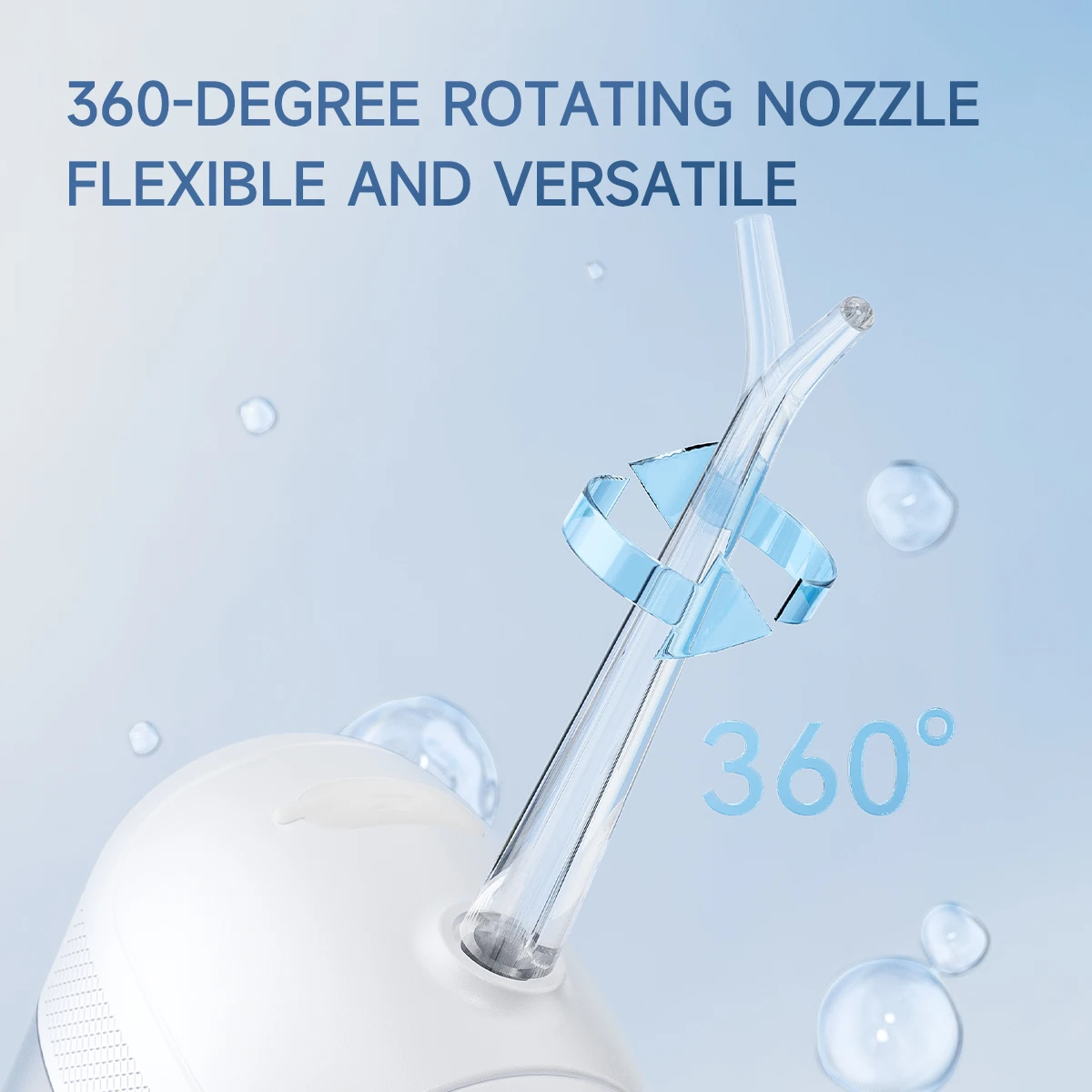 جهاز تنظيف الأسنان بالماء الاحترافي 1400 رطل لكل بوصة مربعة - 3 أوضاع، 4 فوهات، خزان 200 مل، مقاوم للماء IPX7، جهاز ري الفم المحمول
