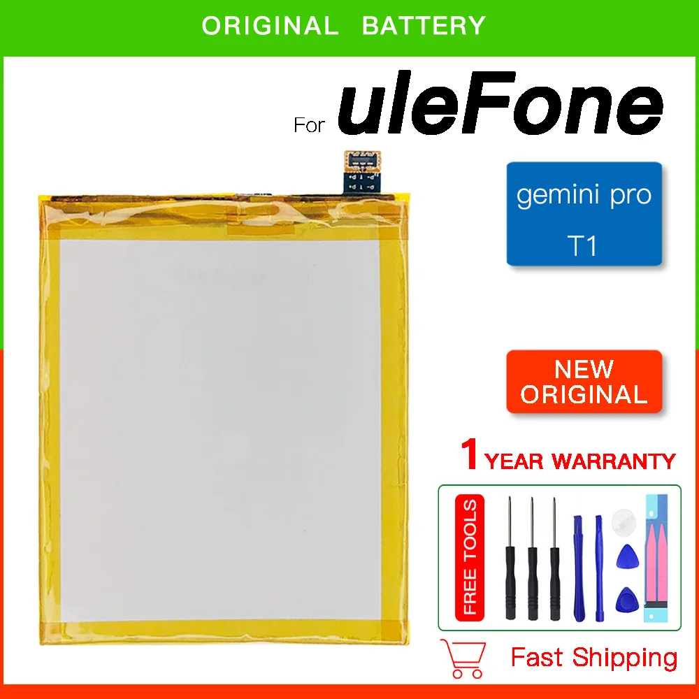 

Original Ulefone Gemini Pro & T1 Replacement 3680mAh Parts backup battery for Ulefone T1 Smart Phone+Free Tools Tracking Number