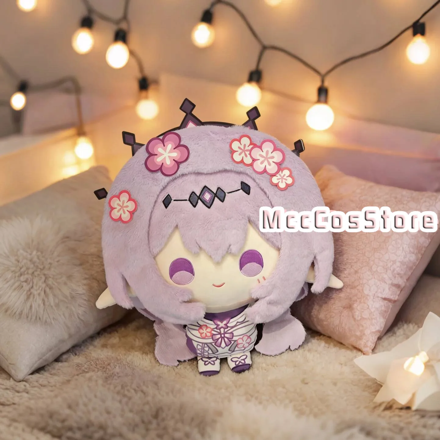 

Honkai:Star Rail Castorice Q-Version Big Head Body Plush Doll Anime Stuffed Toys Kawaii Acg Hug Pillow Girl Gift Cosplay Birthda