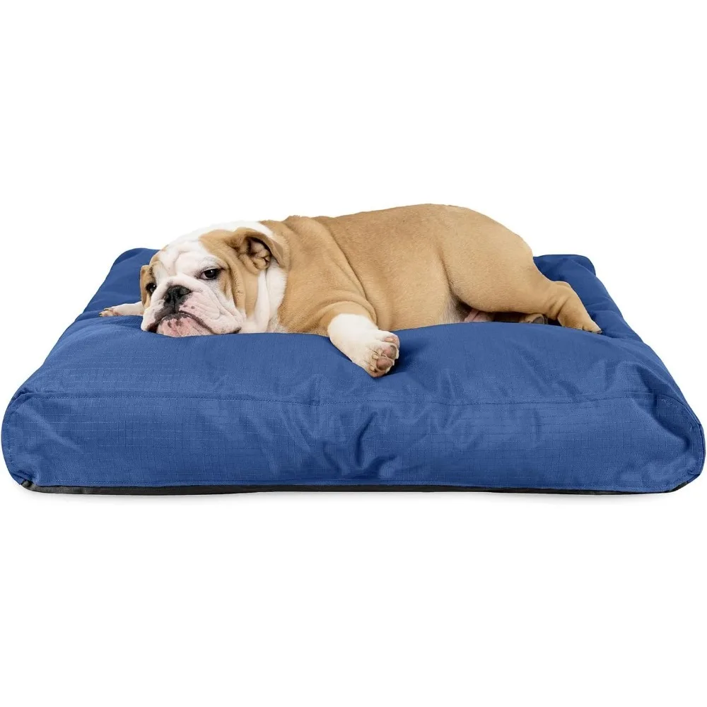 Tough Rectangle Pillow Medium Dog Bed -Removable Cover, Washable, Durable & Water Resistant Dog Bed Made for Medium Dogs 33