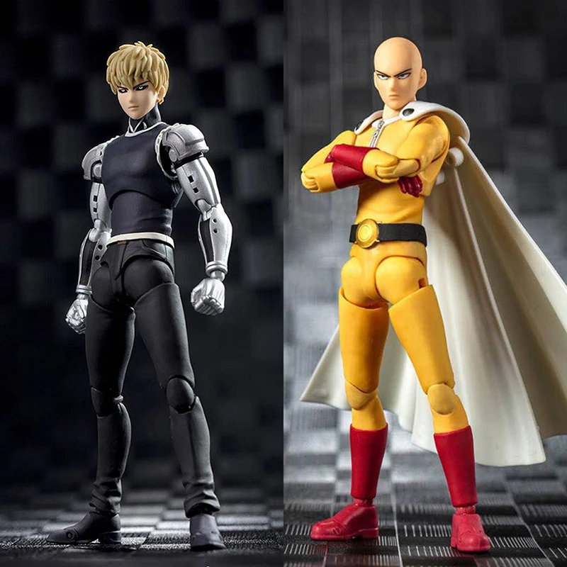 In Stock Dasin Model Greattoys GT One Punch Man Figures Saitama Genos Garou SHF PVC Action Figure Anime Toys Figure