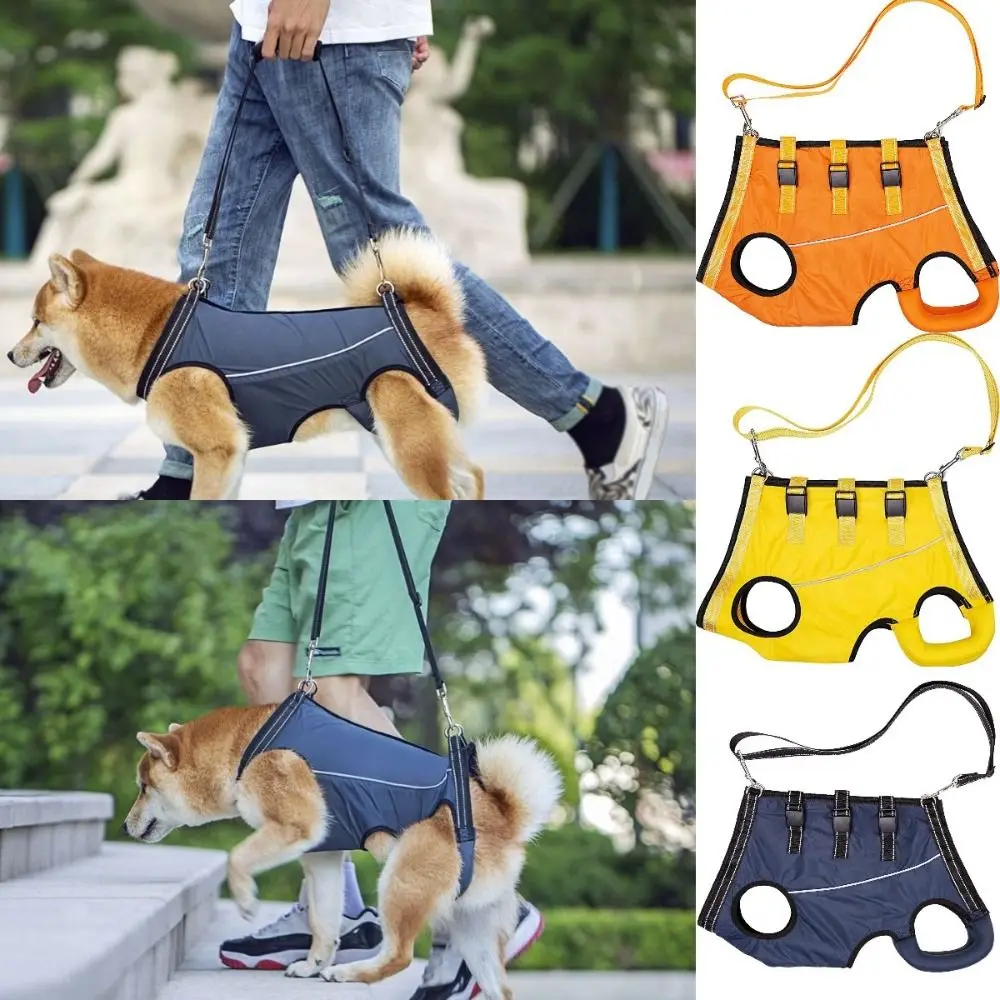 Legs Support Dog Back Brace Various Sizes Breathable Puppy Sling Carrier Adjustable Pet Assist Belt Dog Lift Harness Recovery