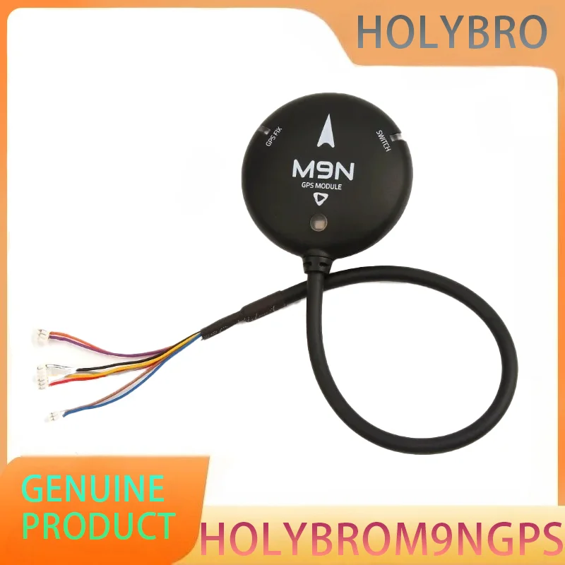 

HOLYBRO M9N GPS Module with Compass Tri-colored LED Indicator Safety Switch for PIXHAWK PIX32 Fligh Controller DIY Parts
