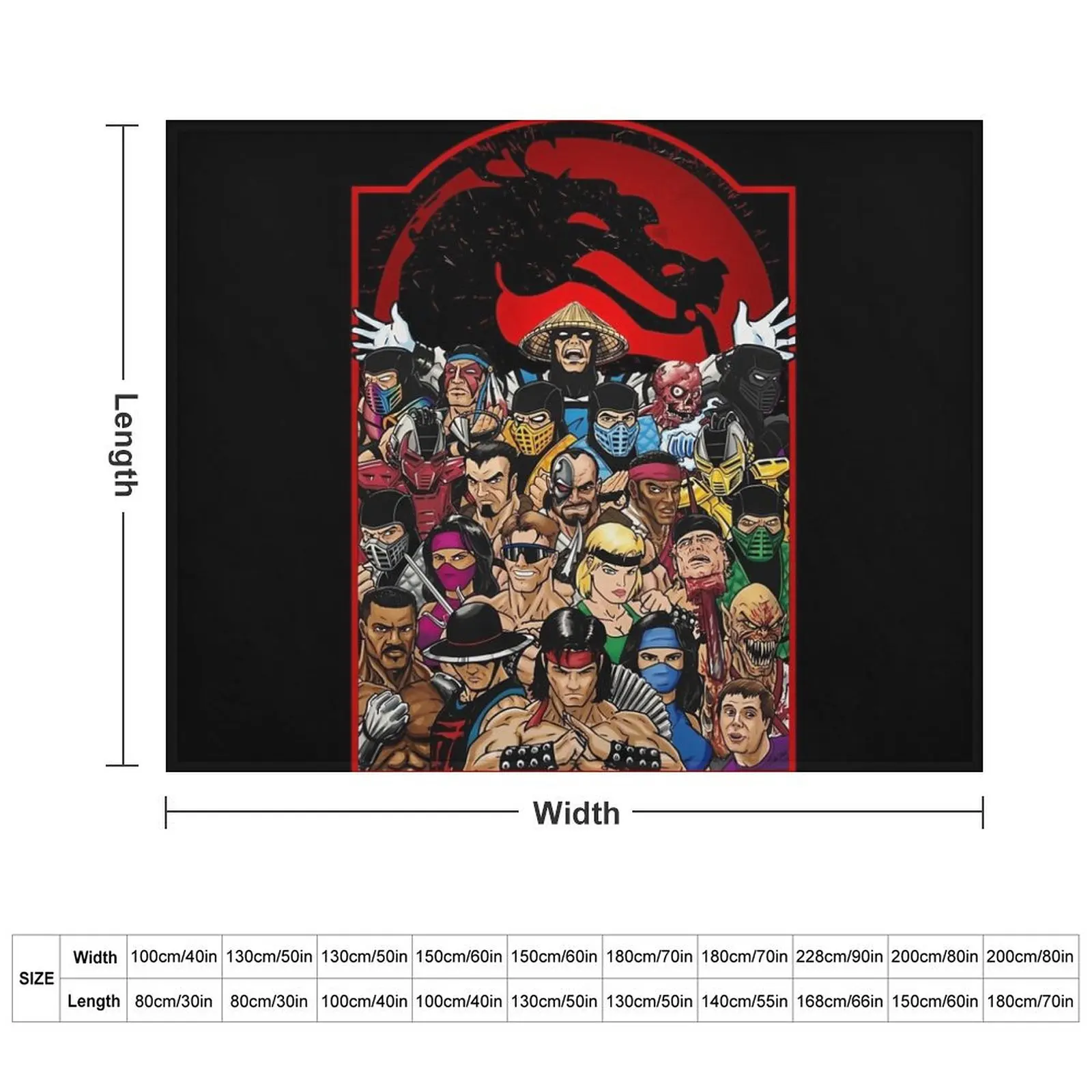 Mortal kombat gaming g Throw Blanket valentine gift ideas Luxury St Blankets