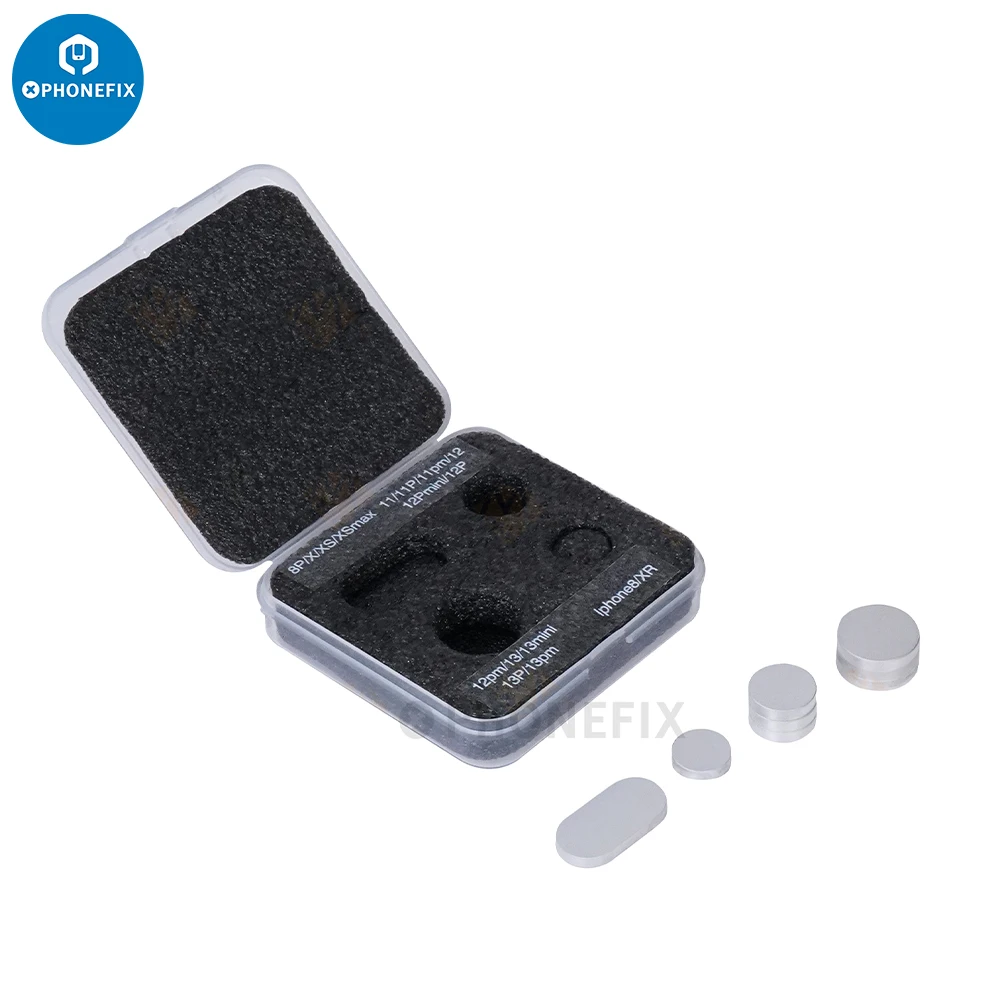 M-triangel voltar câmera caso protetor para iphone 8-13 pro max bateria traseira porta vidro remover reparação câmera proteger durante o laser