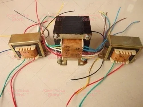 Tube amplifier transformer, 6P1 tube amplifier set, 85W power supply + 5W output transformer, sufficient power.