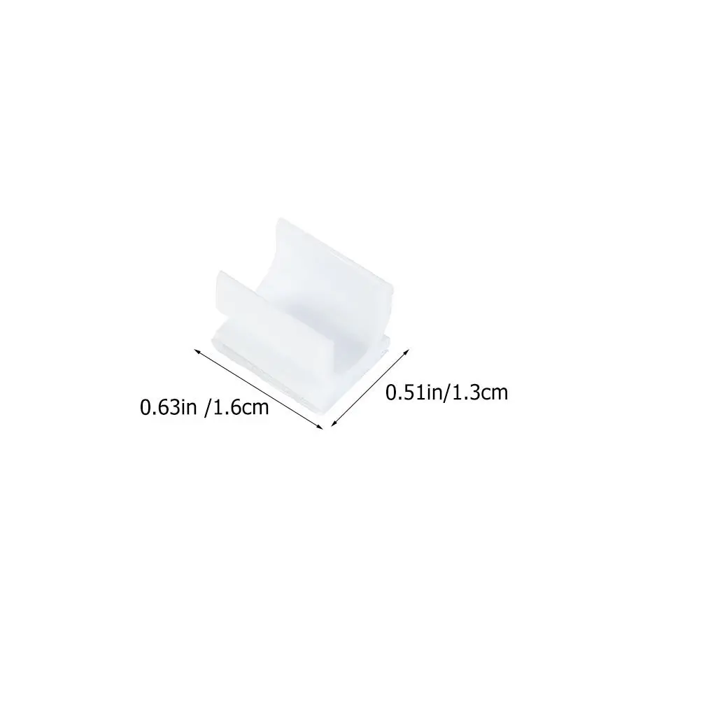 125Pcs Plastic Pen Clips Holder Organizer Adhesive Office School Whiteboard Pencil Fixing Organizers Multi Use
