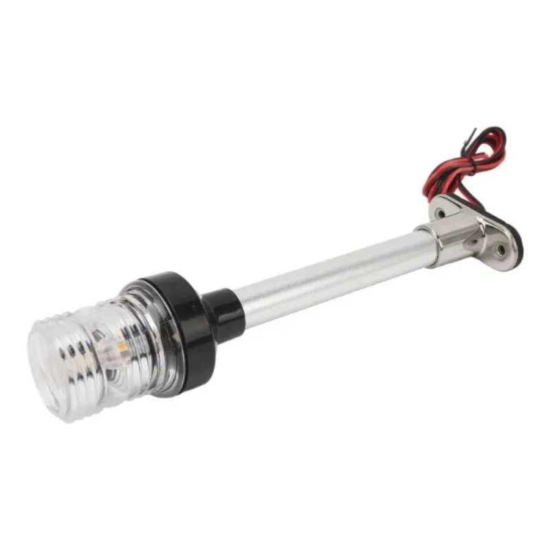 

10in Boat Stern Light 360 Degree LED All Round Lighting 316 Stainless Steel Base Anchor Navigation Lights