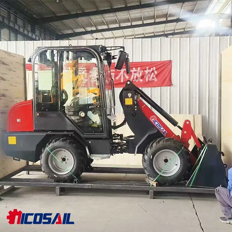 جرافة ذراع تلسكوبية جديدة ذات ثبات جيد، مثالية لمواقع البناء والزراعة ووضع الخطوط