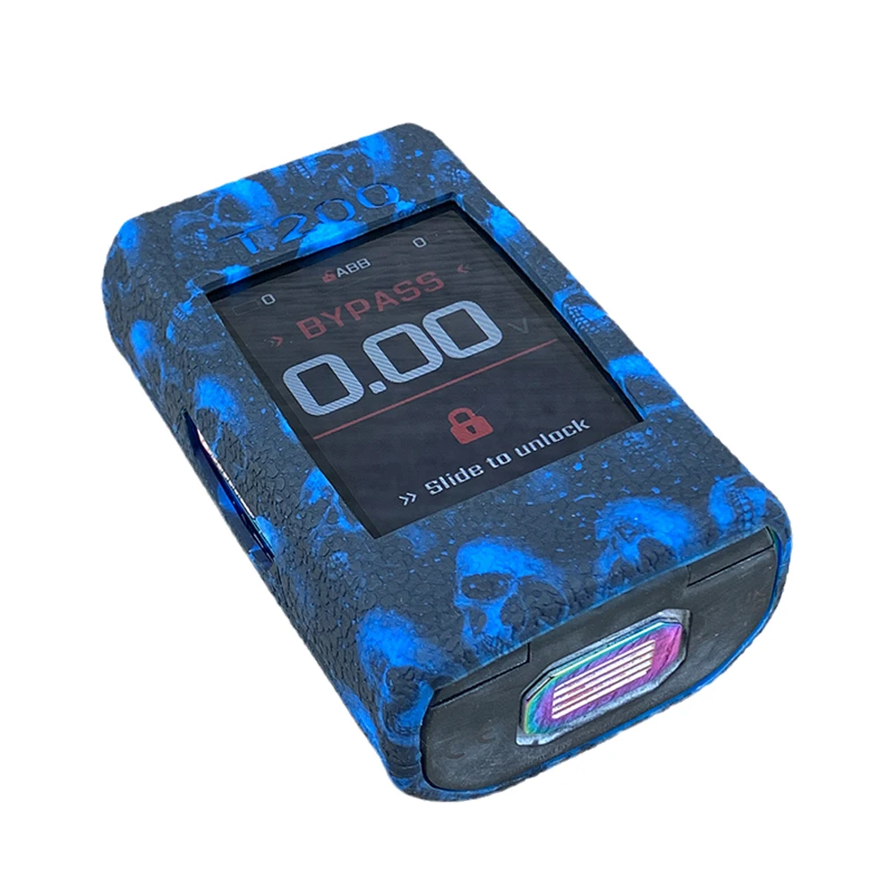 سيليكون الملمس الجمجمة رئيس الحال بالنسبة Geekvape ، ايجيس T200 طقم عصري ، غطاء كم الجلد ، هلام التفاف هلام