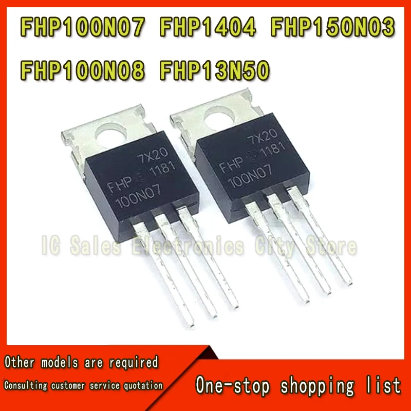 10 Stuks Fhp1404 Fhp150n03 Fhp100n08 Fhp13n50 To-220 Gewijd Aan N-Kanaal Veld-Effect Transistoromvormers