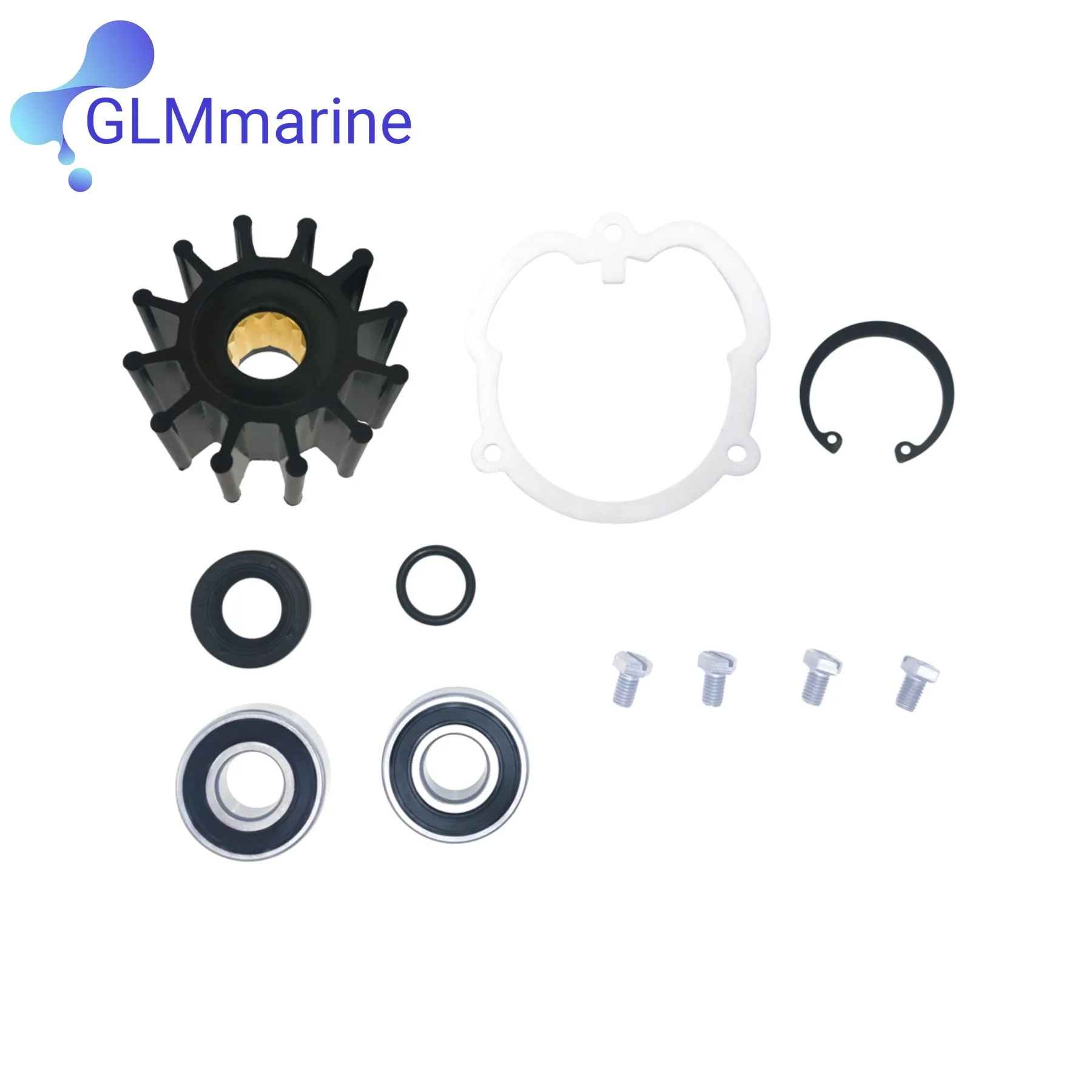 

3858847 Water Pump Impeller Service Kit 3857794 Compatible with Volvo Penta Marine Replaces 3851623 3851982 3855778 3851995