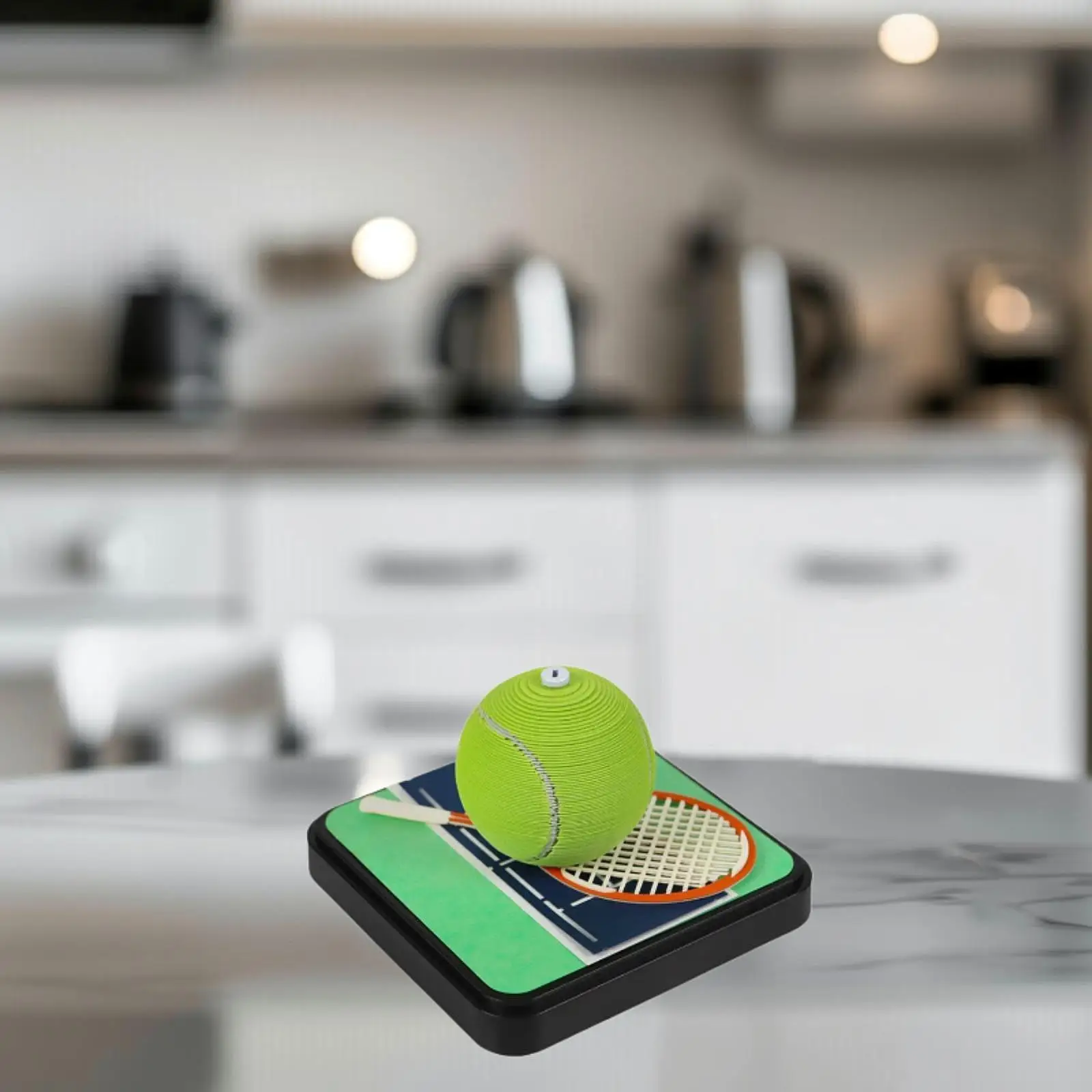 3D Tennis Ball 2025 Desk Calendar Cute New Year Gift Tabletop Ornament