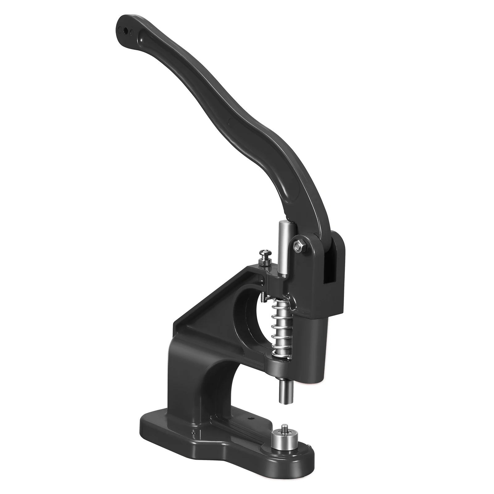 Handpress-Ösenmaschine, Ösen-Werkzeugsatz mit 3 Matrizen ( # 0 # 2 # 4), 3000-teiliges Werkzeugset mit gemischten Ösen und Locher, Schwarz