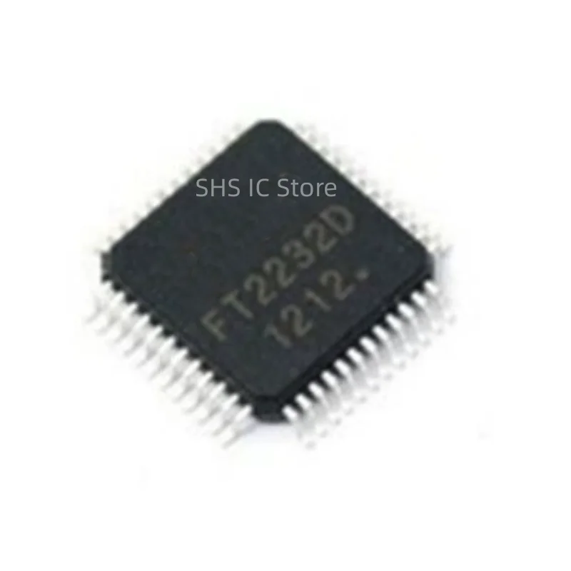 FREE SHIPPING 5 PCS/LOT  FT2232D  LQFP48 ORIGINAL IN SOTCK IC USB to serial control USB to UART/FIFO conversion chip IC