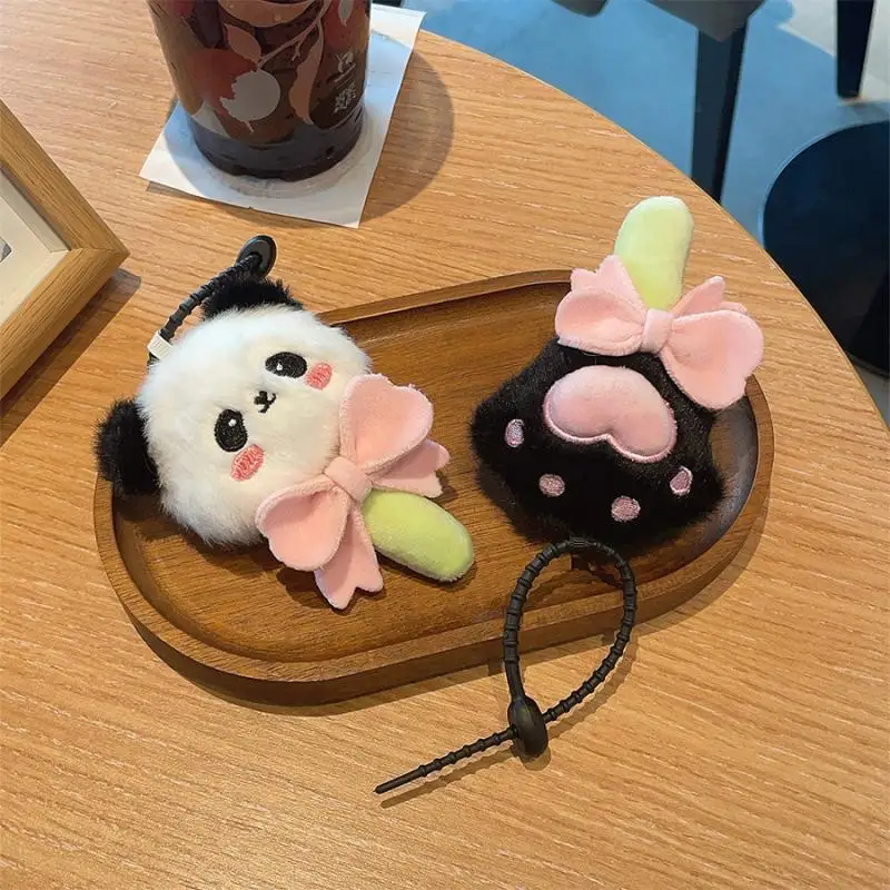 Plush Stuffed Doll Keychain, Adorable Animal, Creative Bag Pendant Accessory, Lovely Backpack Decoration, Couple's Key Chains.
