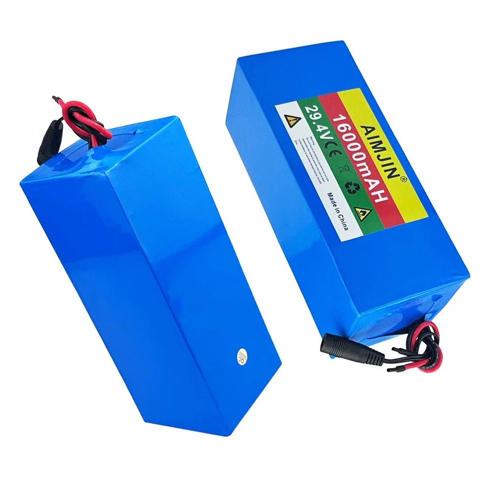 BMS 7S5P 29.4V 16Ah 18650 lithium-ion battery pack, suitable for electric wheelchair electric mobility tool battery, +charger