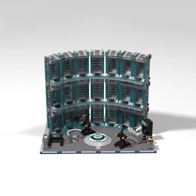 Beliebte Film Modell Moc Bausteine Modulare Halle der Rüstung Modell Technologie Blöcke Weihnachten DIY Spielzeug Bau Geschenke