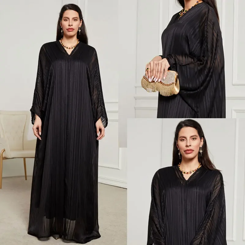 

2024 New Middle East Dubai Fashion Elegant Two piece Dress Robe