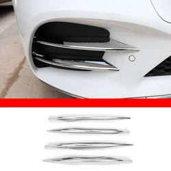 For Mercedes Benz C Class W205 C180 C260 C300 2019-2021 Car styling ABS Air Intake Grille Strips Trim Car External Accessories