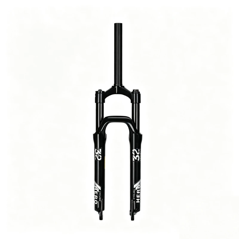 AliExpress NONE Aluminum Alloy Bicycle Front Fork, Shock Absorber, Spring Mechanical Lock, Mountain Bike Suspension Fork, Off-Road Bike, 20 Inch