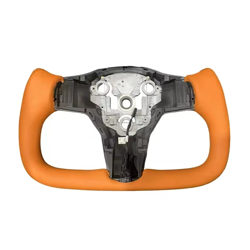 

Sports Style U-Shaped Racing Leather Steering Wheel for Model - Customizable Leather Color