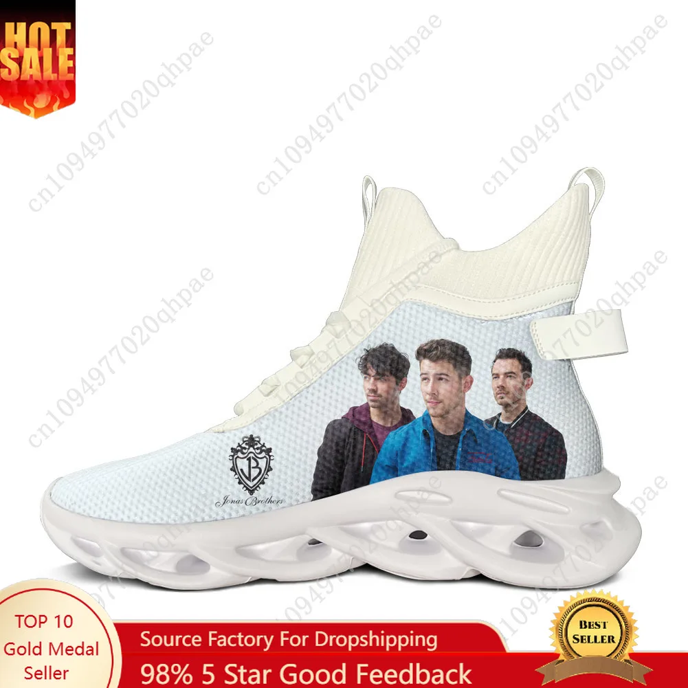 

Jonas Brothers High Top Flats Sneakers Mens Womens Sports Running Shoes Sneaker Lace Up Mesh Footwear Custom Made Shoe