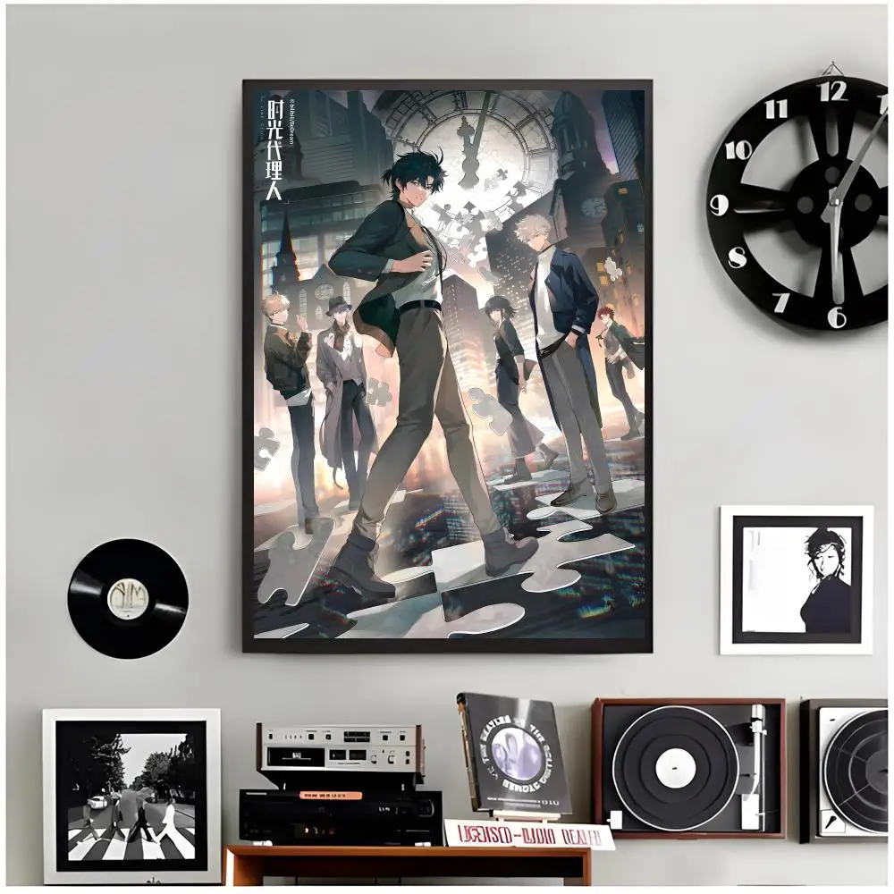 Anime Mystery Link Click Poster Modern Wall Art Home Decor Living Room Decorative Print Unframed