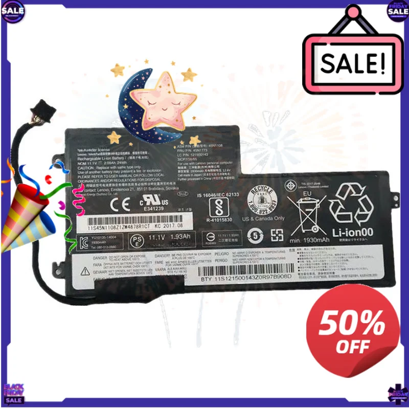 SWZY Laptop Battery for Thinkpad X230s X240 X250 X250S X260 X270 S440 S540 T440S T450 45N1109 45N1111 45N1108 45N1773 45N1112 45