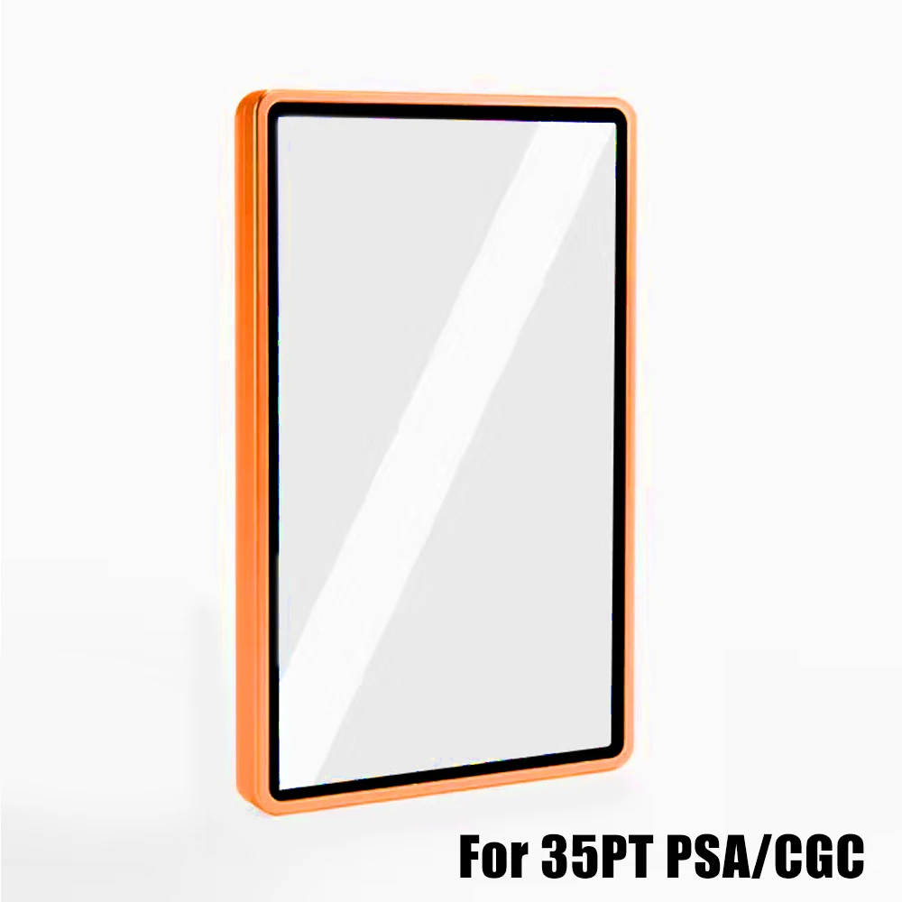 35-130PT Mehrfarbige Aluminiumlegierung Schutzhülle für PSA CGC BGS Graded Card Slabs, gehärtetes Glas Sammelkartenhalter