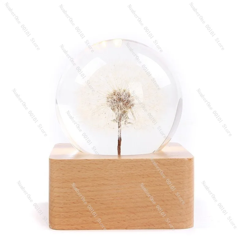 

Ночной светильник с музыкальной шкатулкой из хрустального шара, вращающаяся лампа с нежной мелодией, романтический декоративный подарок для спальни или дня рождения