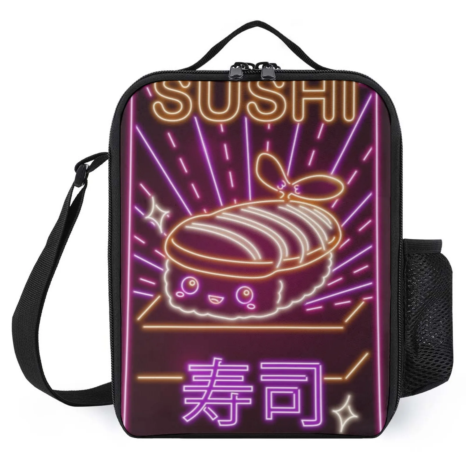 

Kawaii Sushi Lancheira Printed Lunch Bag Vintage Thermal Lunch Box Insulation Lunch Box Bag