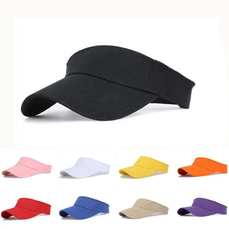 

Tennis Caps Men Women Adjustable Sport Headband Classic Sun Sports Visor Hat Running Caps Tennis Beach Hat Outdoor Sports Hat