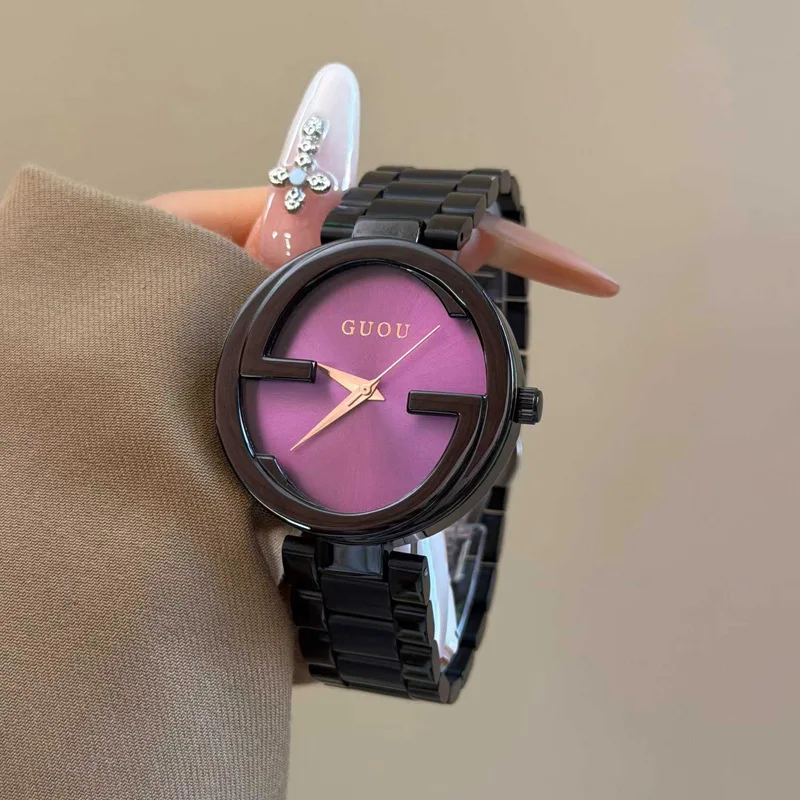 Fashionable And Trendy Women'S Watch With Stainless Steel Strap; Retro And Simple Women'S Watch With Stainless Steel Strap.