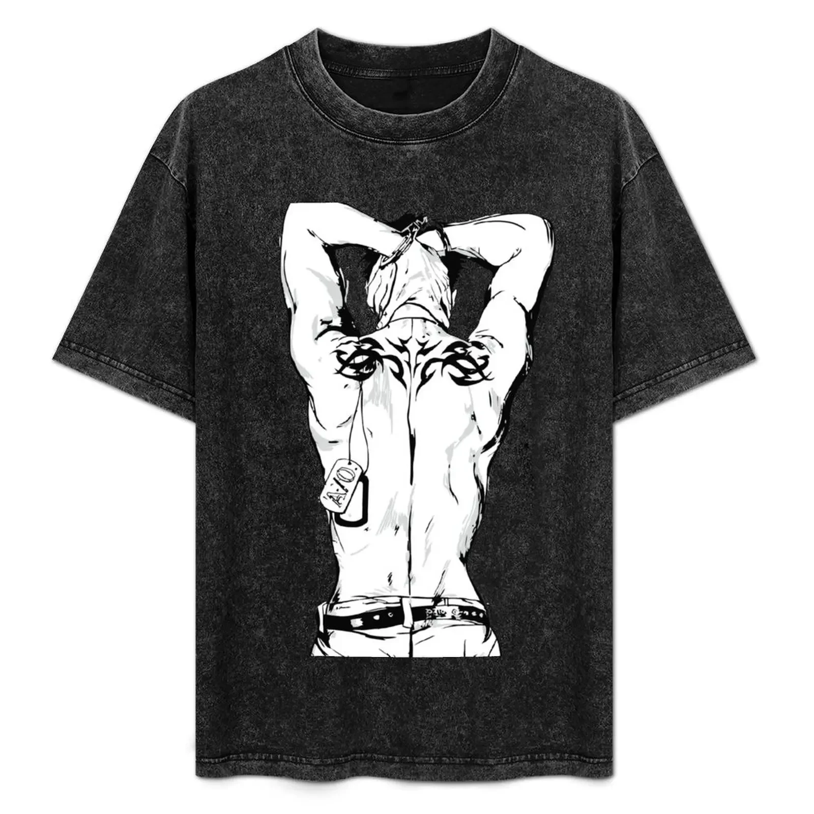 

Nicholas Brown Gangsta T-Shirt funny costumes sublime street wear oversized t shirt men