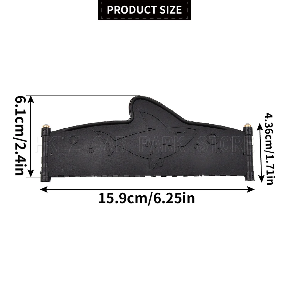 OEM 13365195 Silicone Cup Holder Mat Insert with Shark Design For Vauxhall Opel ADAM Corsa E Black Auto Parts