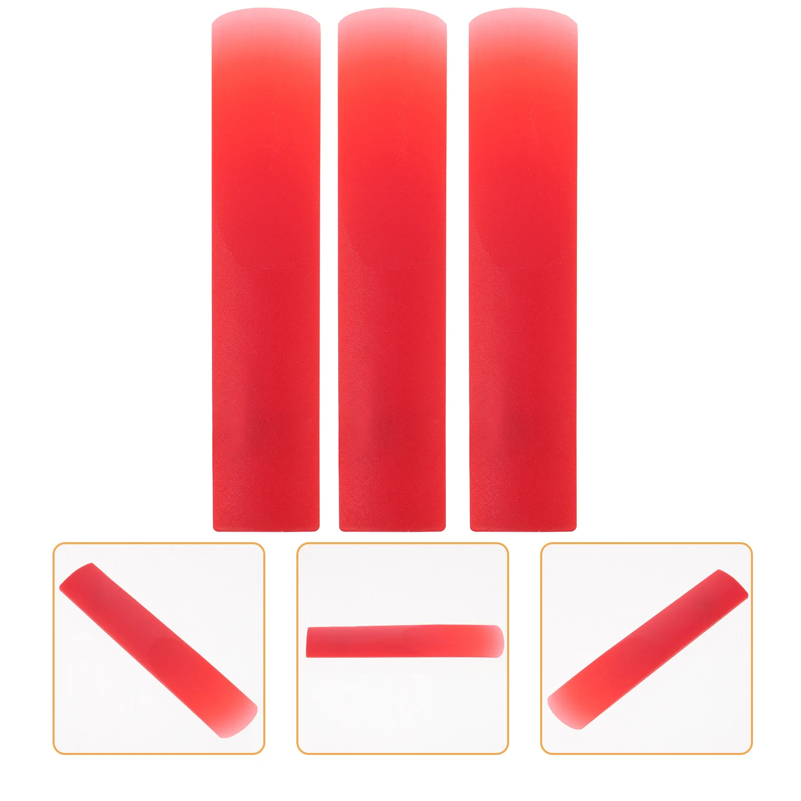 

3Pcs Clarinet Reeds Resin Material Handmade Durable Safe Comfortable for Professional Players Clarinet Reeds Reed for Beginner