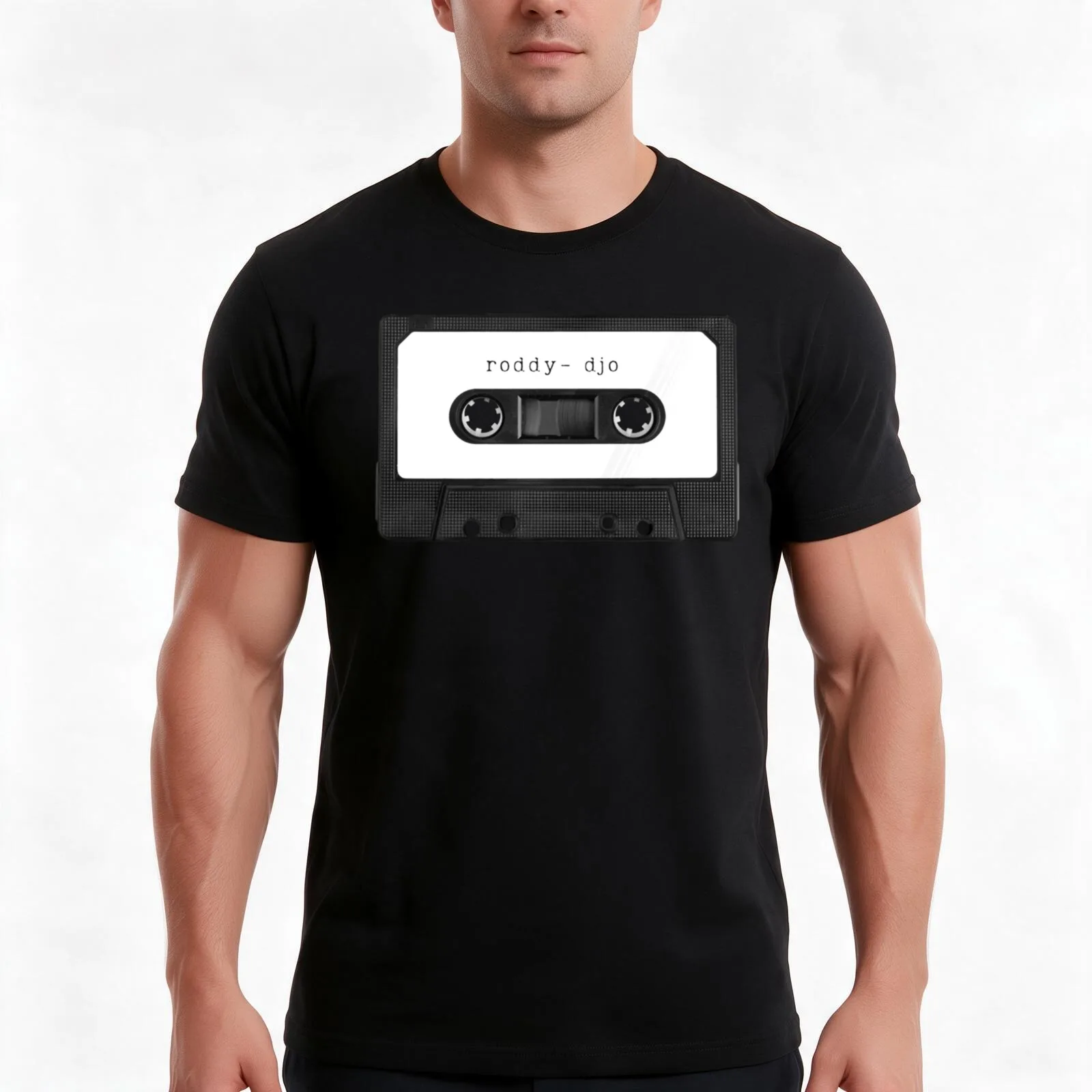 roddy mixtape T-Shirt Summer Casual Cotton Tee Oversized Streetwear Tops Vintage Graphic Print Loose Fit Short Sleeve