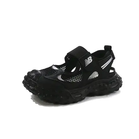Summer Children Mesh Clunky Sneakers Boys Girls Breathable Hollow Casual Shoes Kids Cool Beach Shoes