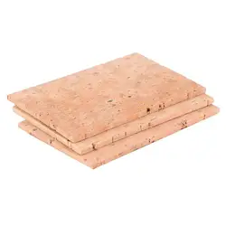 3Pcs Replacement Cork Clarinet Repair Joint Cork Plate Universal Saxophone Cork, 60 X 40 X 2 Mm