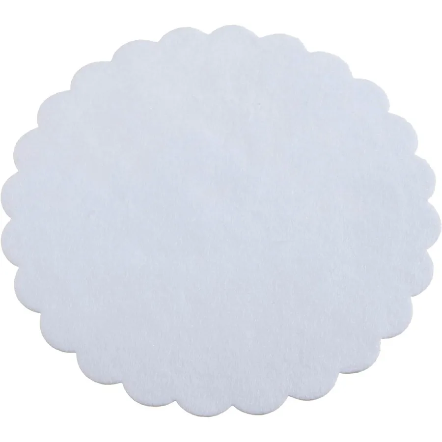 

Fabric Coasters 12 Pack for Water Glasses Wine Glasses Coffee Mugs and More Elegant Absorbent Yet Disposable Goblet Cover 4.25