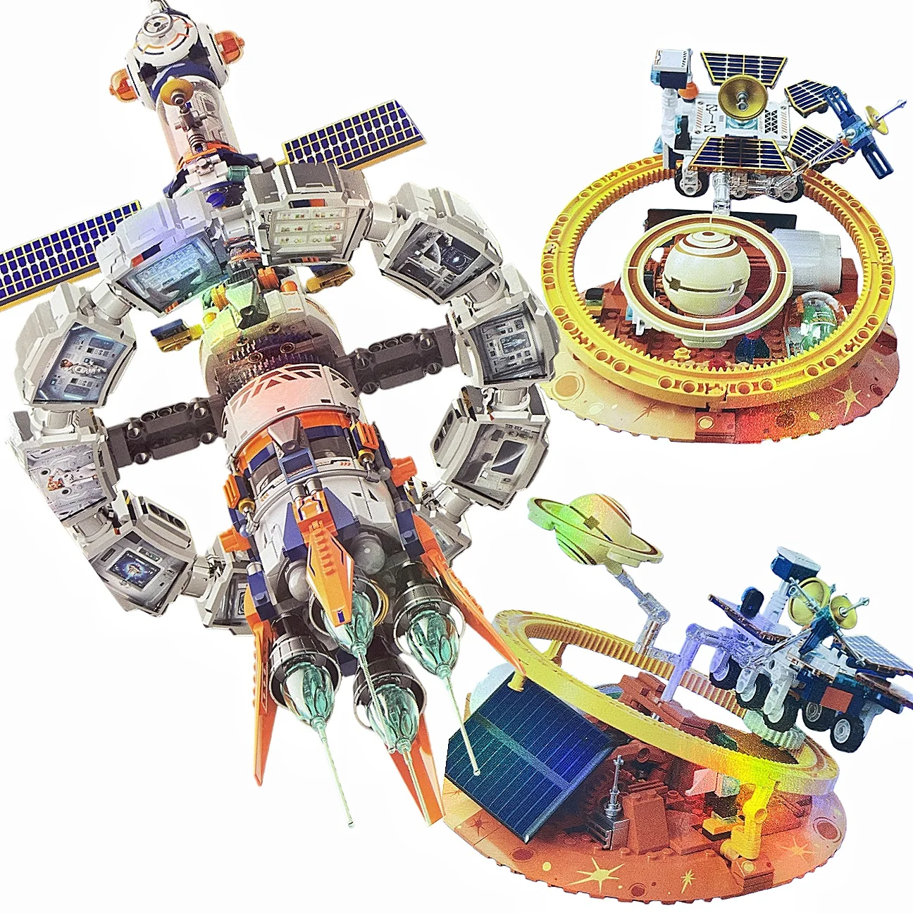 Blocos série tanque empilhamento bolas avião foguete transportadora modelo brinquedos |   Presentes perfeitos de ano novo para crianças