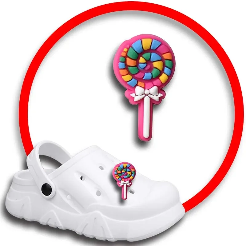 Milch tee Donut Schuh Charms für Krokodile Sandalen Frauen verstopft Stifte Schuh dekorationen Zubehör Männer Abzeichen Kinderschuhe Zubehör