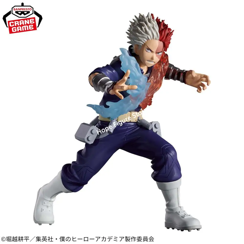 In Stock Original BANPRESTO THE AMAZING HEROES PLUS My Hero Academia Shoto Todoroki Figure Anime Model Genuine Boxed Toy