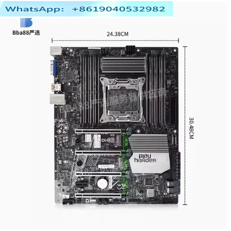 C9X299-RPGF X299 chip, LGA2066 supports I7 7800X 8700X overclocking motherboard