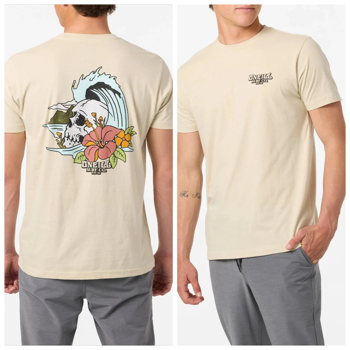 الموضة الفاخرة الهيكل العظمي جزيرة طباعة الربيع والخريف قيعان قميص الرجال والنساء القطن الخالص قصيرة الأكمام تي شيرت #1