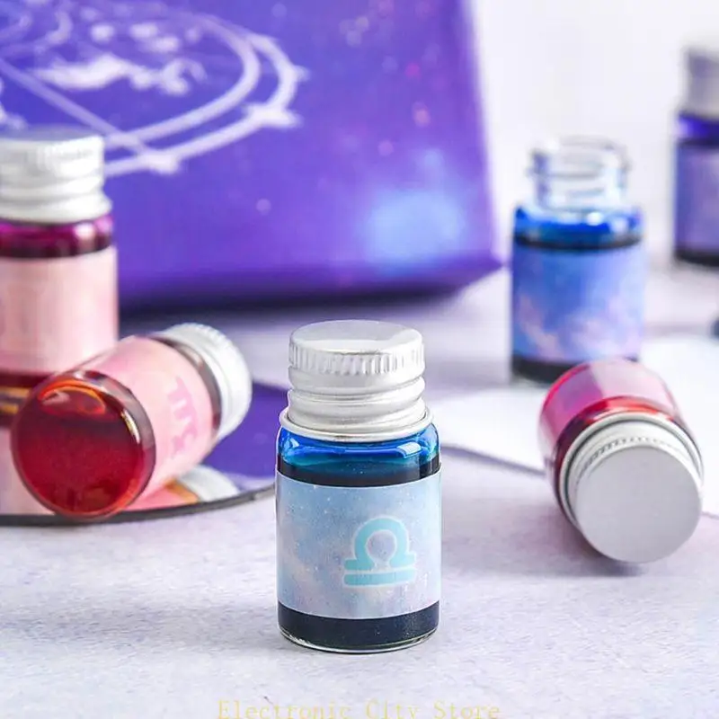 12 Pcs Colored for Calligraphy Pens Dip Pen Beginner Calligraphy Drawing Set HU8D